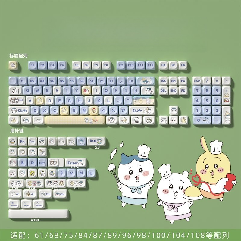 Keyboard Tenkeyless - Urocze nakładki na klawisze w stylu