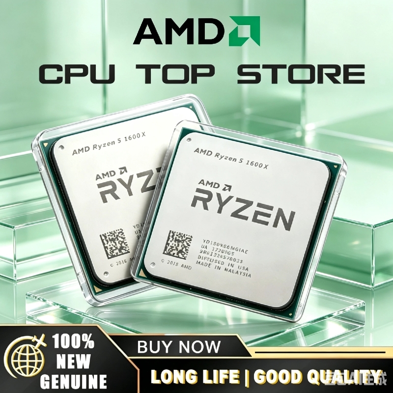Amd Cpu Ryzen 5 - AMD Ryzen 5 1600X Nowy, oryginalny