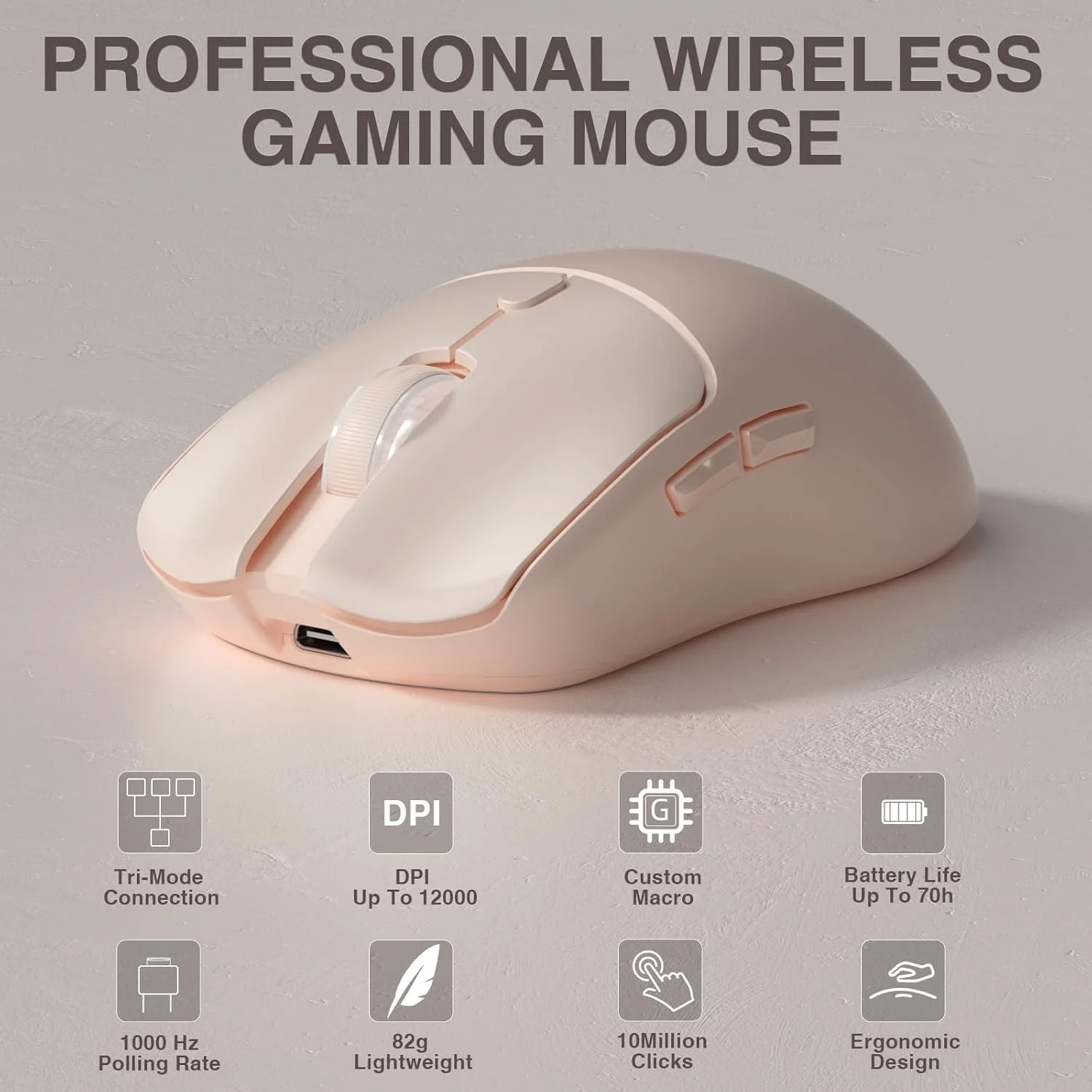 Mouse Gaming Esports - AULA SC580X Bezprzewodowa mysz gamingowa z