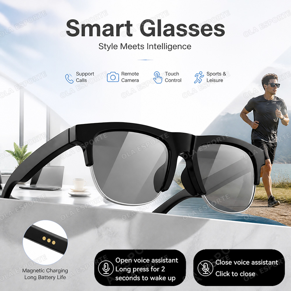 Esports Gaming Photo - Nowe Okulary Inteligentne AI z Kamerą