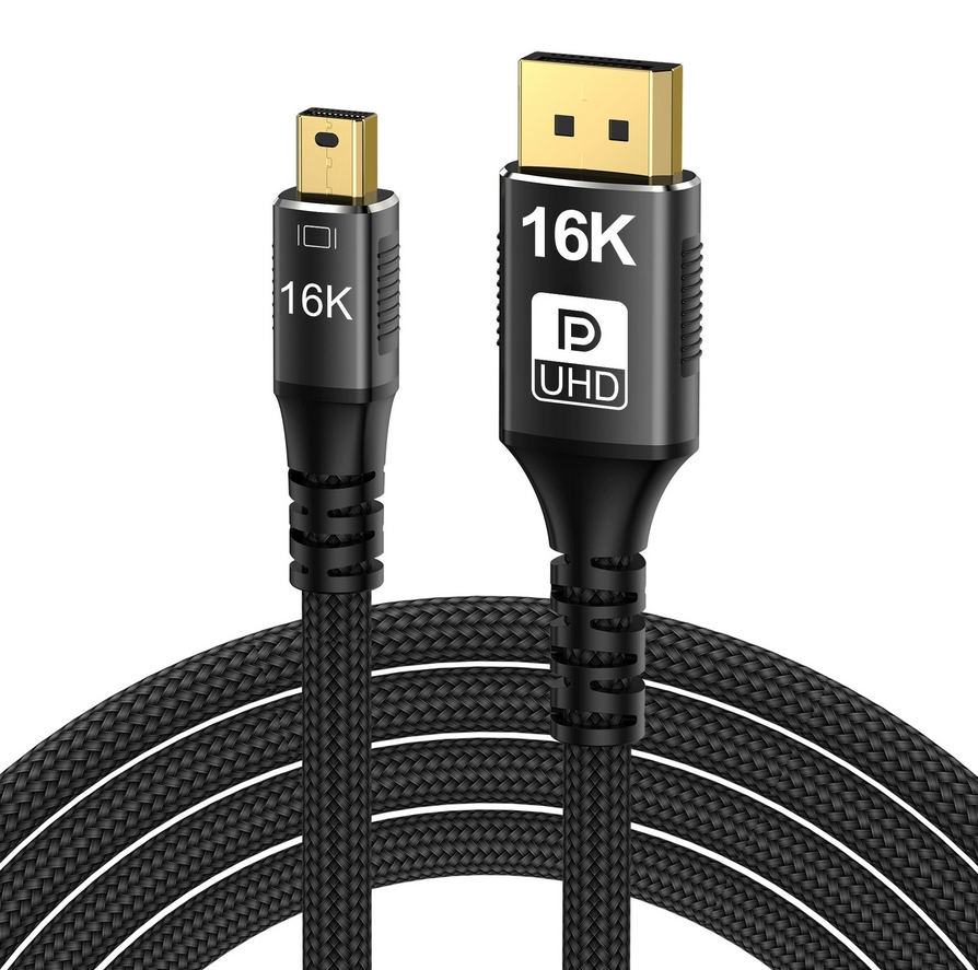 Gaming Speaker 2.1 - Kabel 16K Mini DisplayPort do DisplayPort