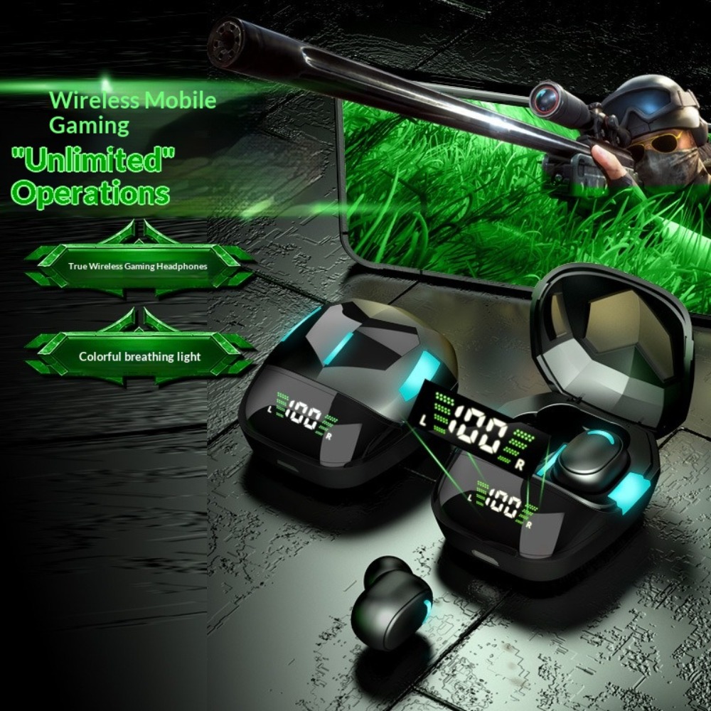 Esports Gaming Phone - Wyświetlacz poziomu naładowania baterii słuchawek Bluetooth
