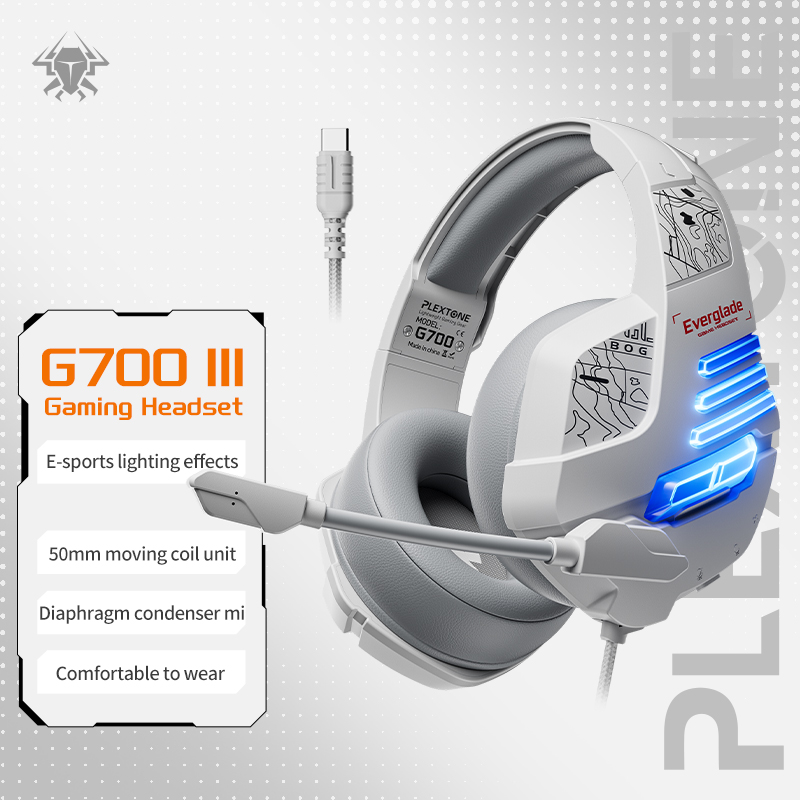 Esports Gaming Phone - Słuchawki PLEXTONE G700, przewodowe, do gier,