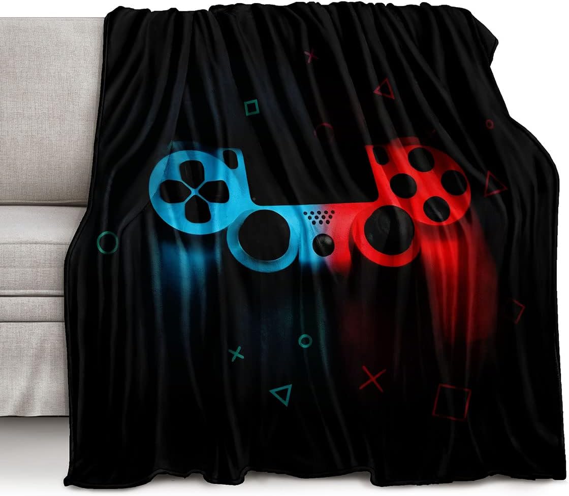 Esports Gaming Bed - Koc polarowy z motywem gier, wyjątkowo