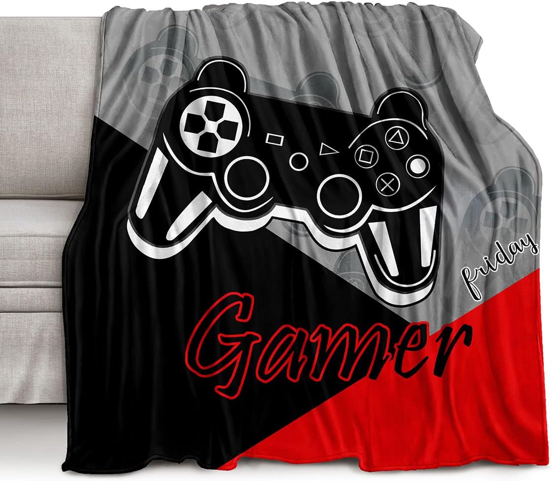 Esports Gaming Bed - Koc polarowy Jumbo Gaming, wyjątkowo miękki