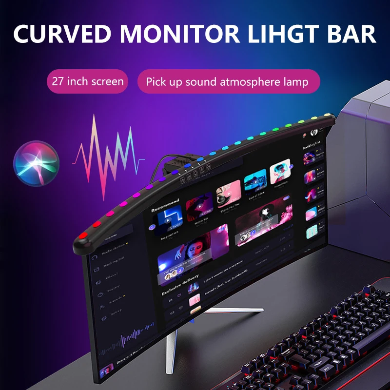 60cm RGB LED Lampa Wisząca na  – Esports Gaming Bed recenzja i cena
