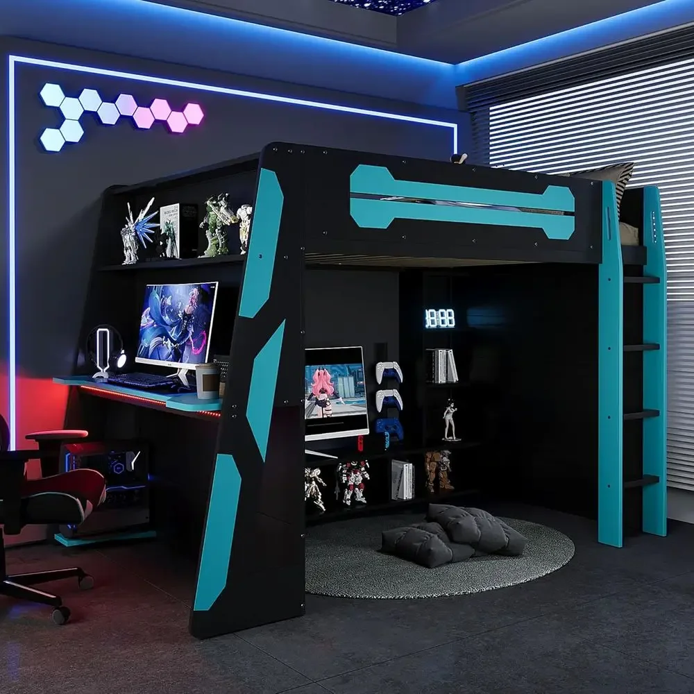Konfigurowalne Duże Drewniane  – Esports Gaming Bed recenzja i cena