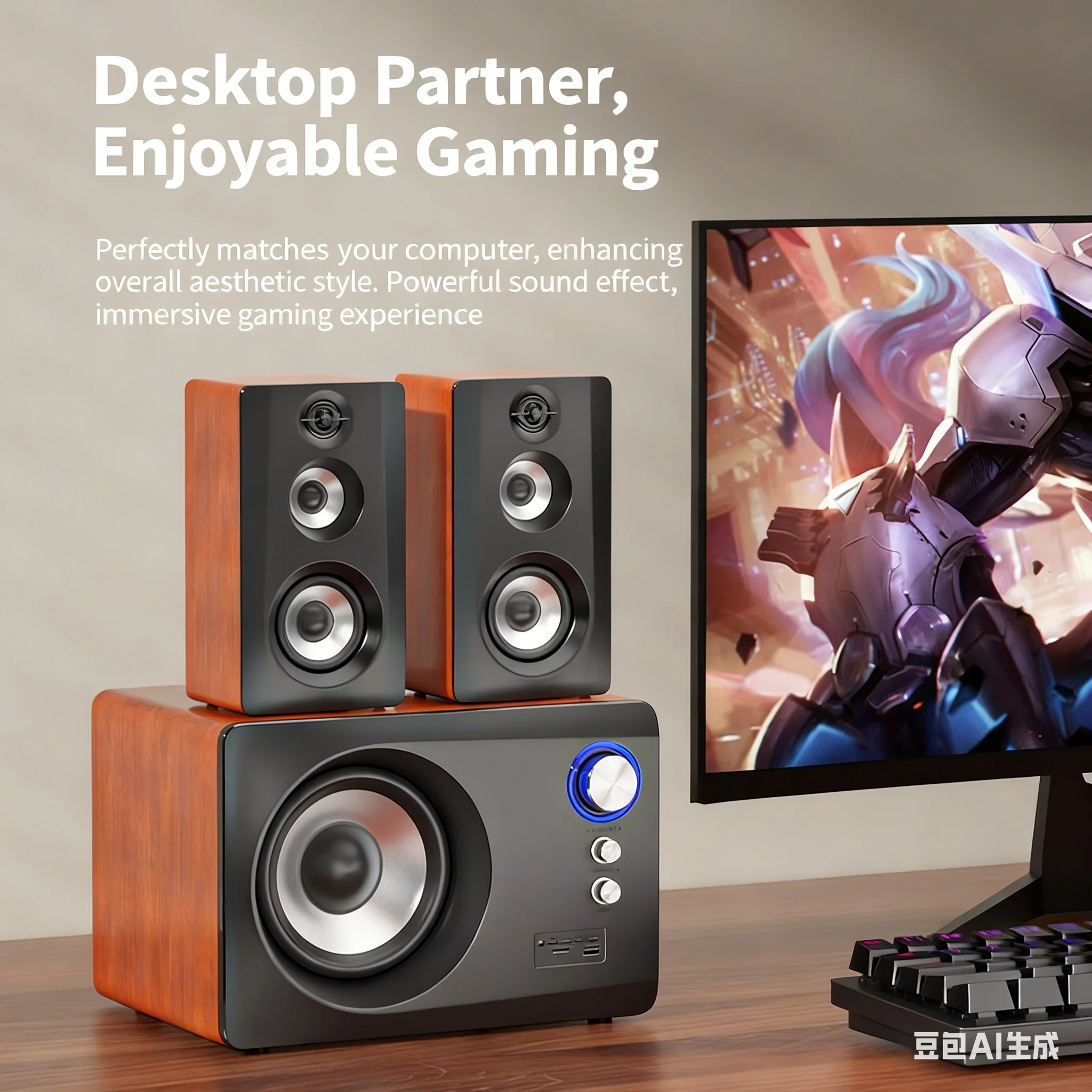Drewniane głośniki Bluetooth 2 – Gaming Speaker 2.1 recenzja i cena