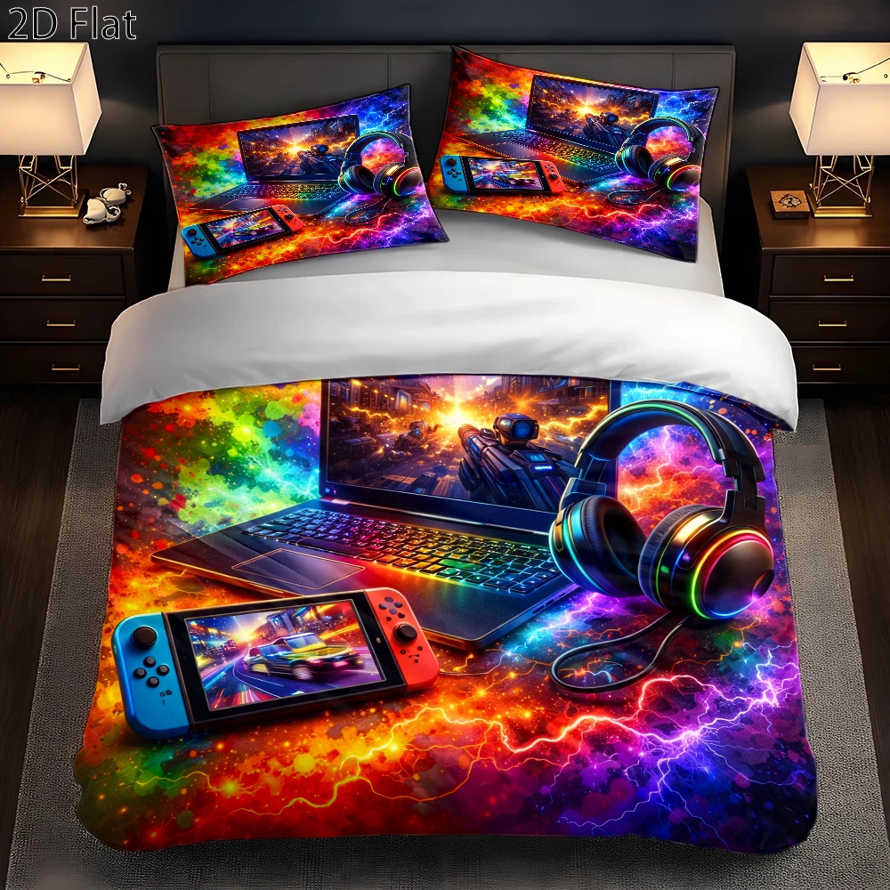 Trzyczęściowy zestaw pościeli  – Esports Gaming Bed recenzja i cena