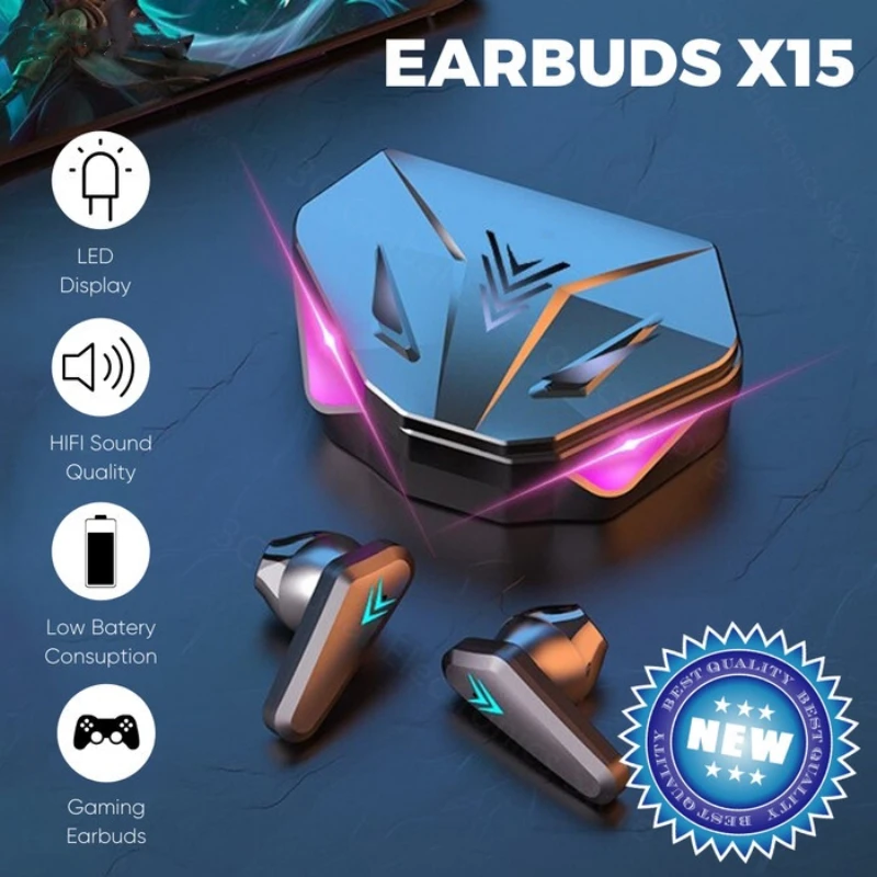 1 SZT. X15 TWS X15 Pro Bezprze – Esports Gaming Video recenzja i cena