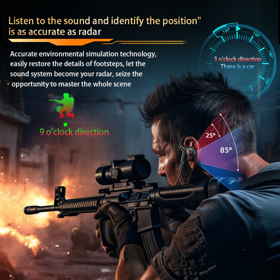 Słuchawki douszne do gier e-sp – Esports Gaming Video recenzja i cena