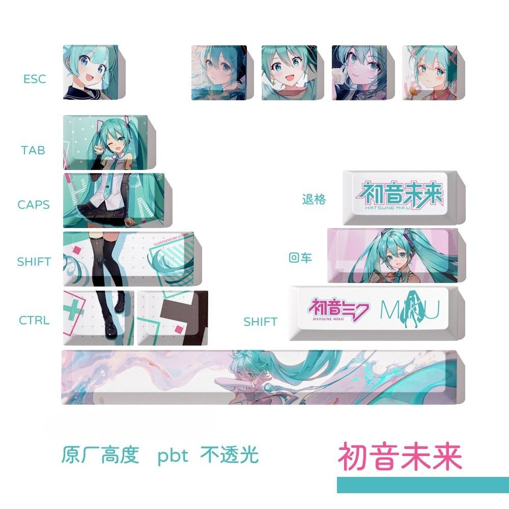 Klawisze Hatsune Miku, profil  – Keyboard Tenkeyless recenzja i cena
