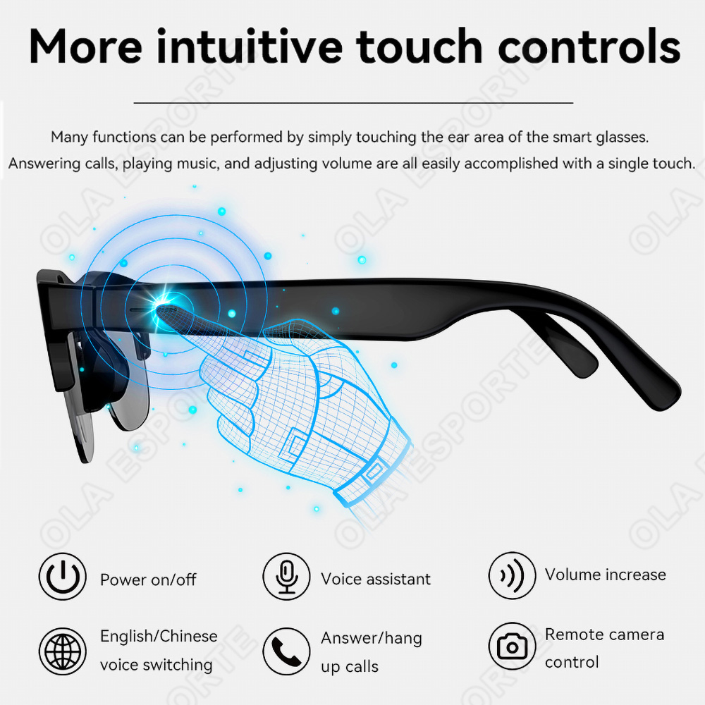 NOWE Inteligentne Okulary V5.3 – Esports Gaming Earphones recenzja i cena