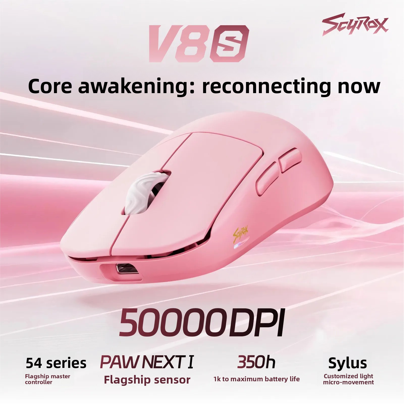 Mysz bezprzewodowa Scyrox V8s  – Mouse Gaming Esports recenzja i cena