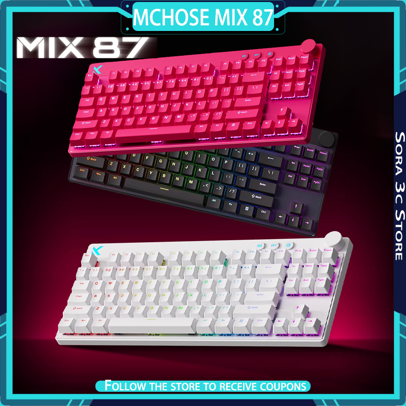 Klawiatura MCHOSE Mix 87 Super – Esports Gaming Competition recenzja i cena