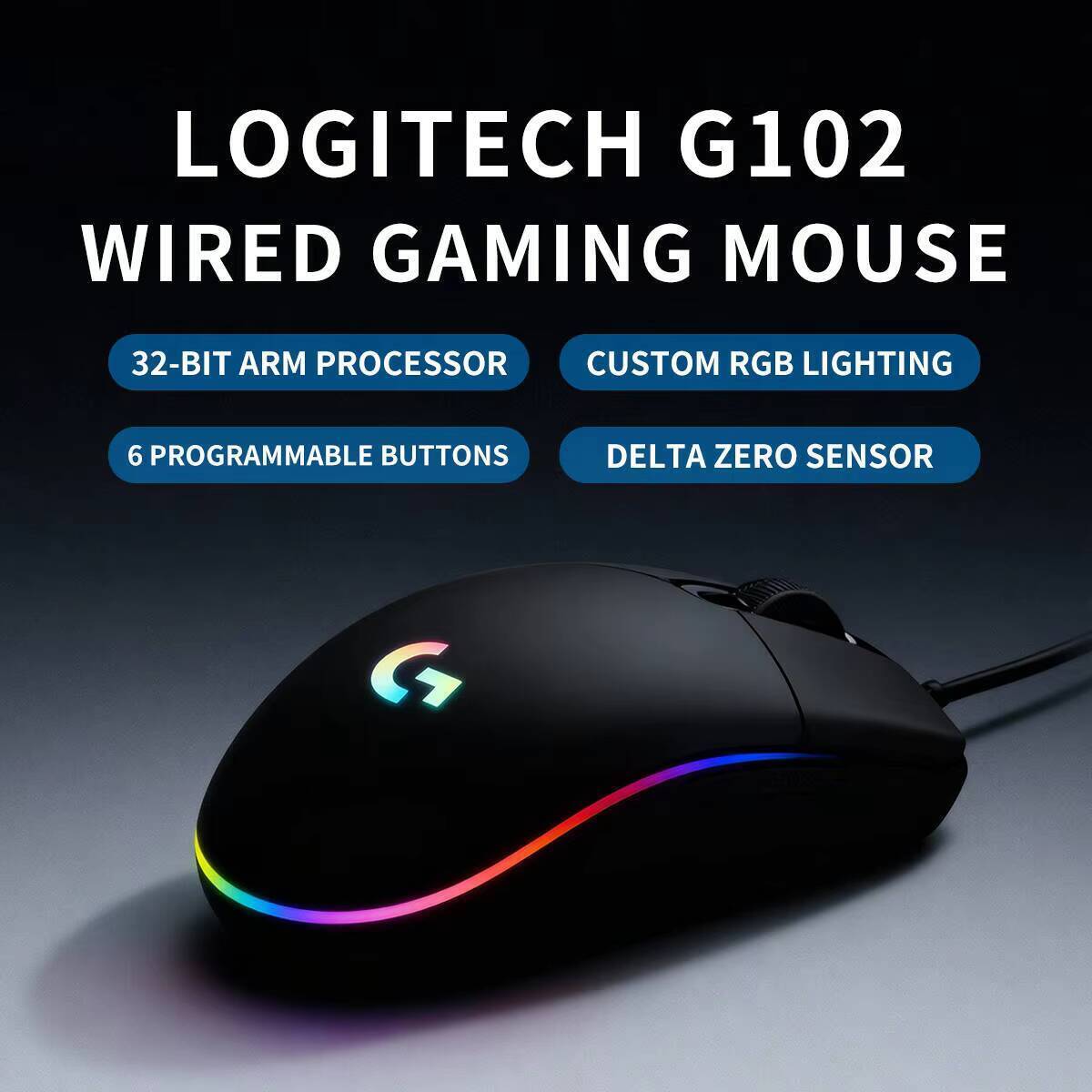 Mysz gamingowa Logitech G102 P – Esports Gaming Competition recenzja i cena