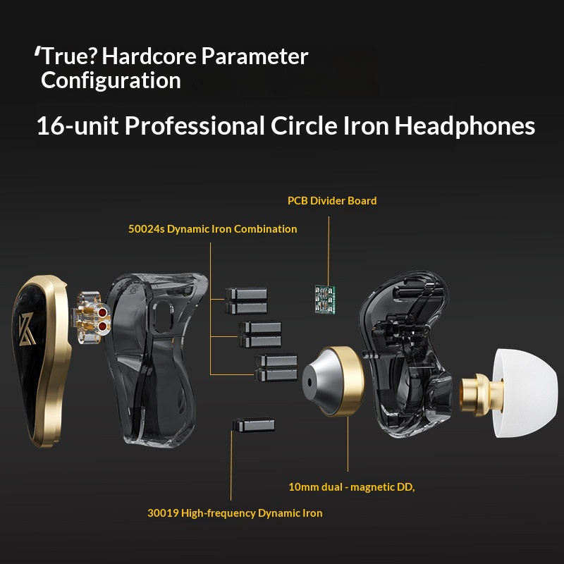 Słuchawki przewodowe KZ ZAS Me – Esports Gaming Earphones recenzja i cena