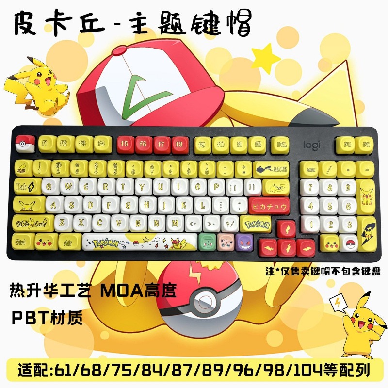 131 Klawisze/Zestaw Anime Poke – Keyboard Tenkeyless recenzja i cena