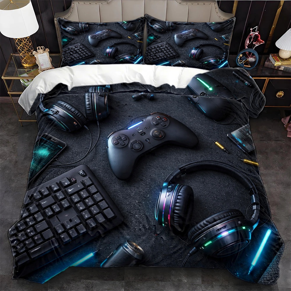 3-częściowy zestaw pościeli w  – Esports Gaming Bed recenzja i cena