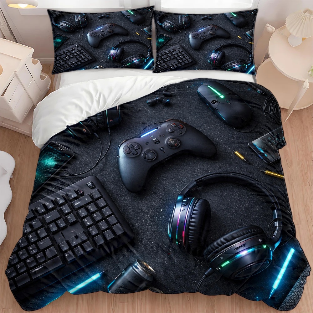 3-częściowy zestaw pościeli w  – Esports Gaming Bed recenzja i cena
